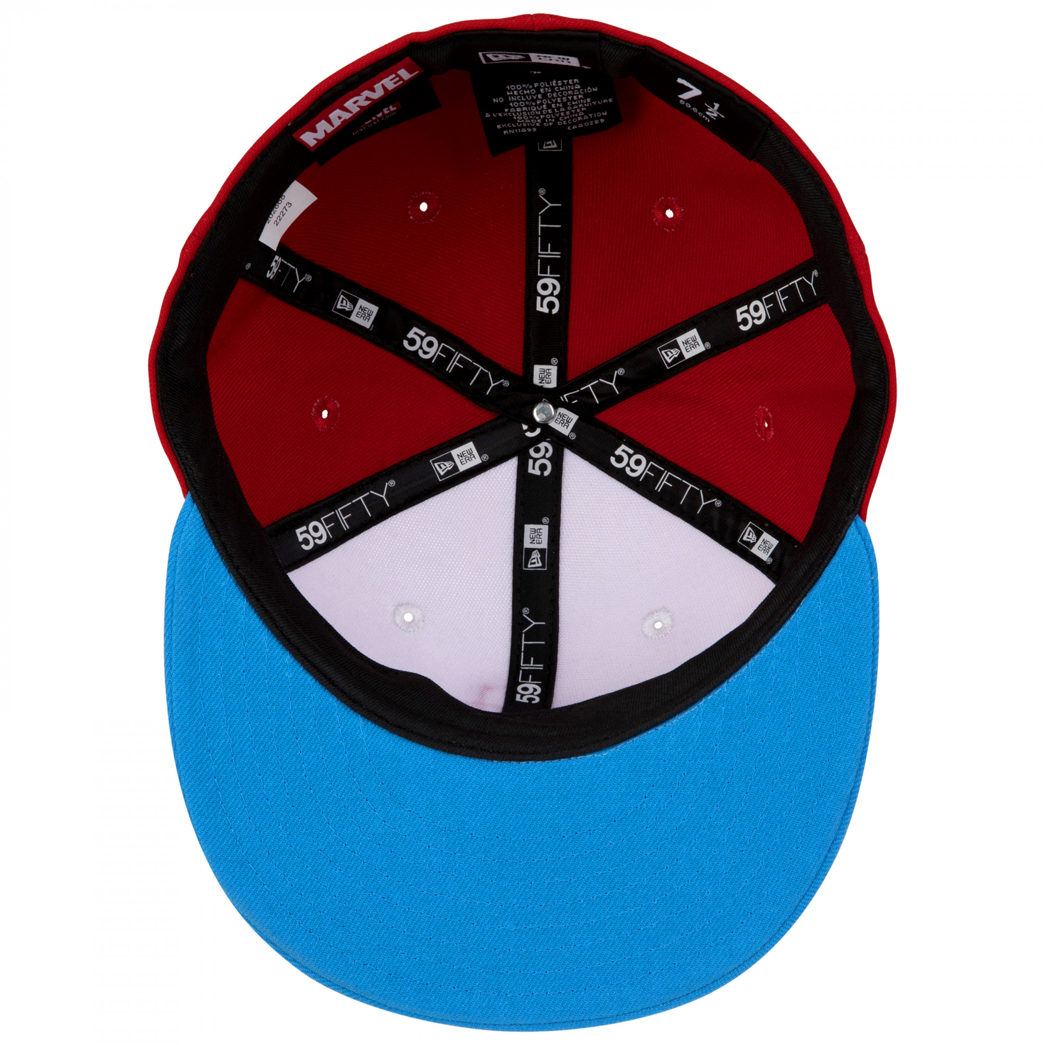 The Avengers Red White and Blue Colorway New Era 59Fifty Fitted Hat
